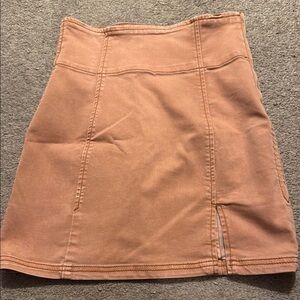 Free People Dusty Rose Mini Skirt